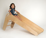 Natural wooden slide