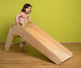 Natural wooden slide