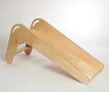 Natural wooden slide