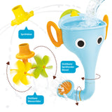 Elephant scooping game in blue for the bathtub 