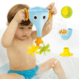 Elephant scooping game in blue for the bathtub 