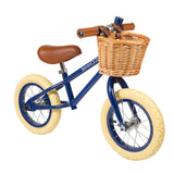 FIRST GO! Balance bike in dark blue 