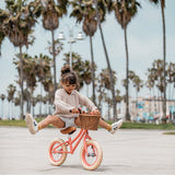 FIRST GO! Balance bike in coral 