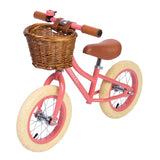 FIRST GO! Balance bike in coral 