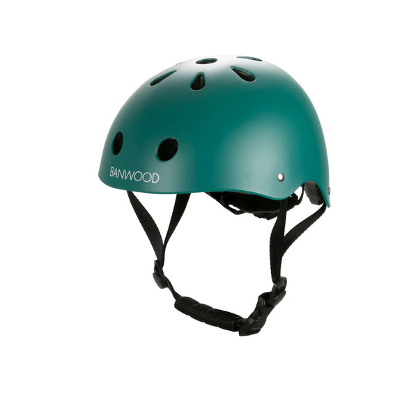 Banwood bicycle helmet in dark green