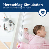 Dex the dog - cuddly toy with heartbeat simulation 