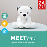 Paul der Polarbär - wärmendes und kühlendes Kuscheltier