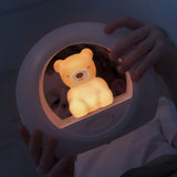 Night light and lamp BILLY the bear in camel 