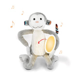 Max the monkey - cuddly toy, night light and music box 