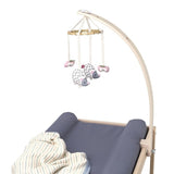 BabyAmuse mobile holder in natural for the changing table 