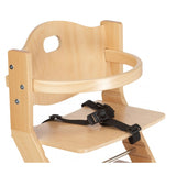 Wooden high chair in natural beech from Tissi
