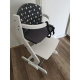 White wooden high chair from Tissi