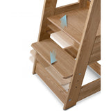 Felix learning tower in natural oak 