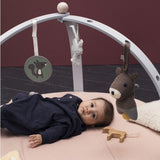 Baby Spyder play arch made of wood in white 